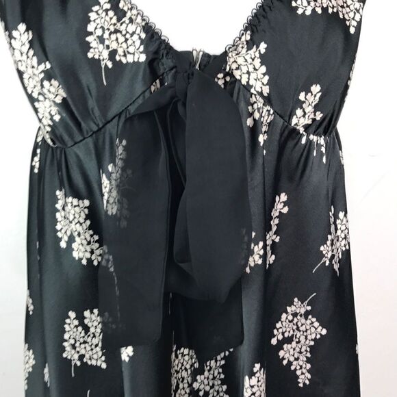 Victoria’s Secret Black Gray Foliage Teddy Top Lingerie Medium - Picture 3 of 7